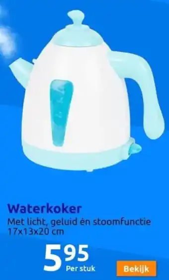 Action Waterkoker aanbieding