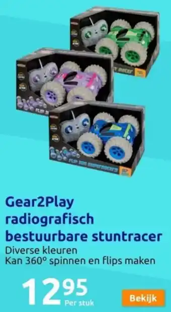 Action Gear2Play radiografisch bestuurbare stuntracer aanbieding