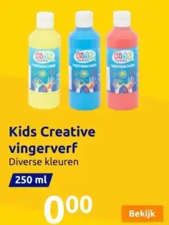 Action Kids Creative vingerverf 250ml aanbieding