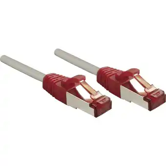 Conrad Lindy 47838 rj45 netwerkkabel, patchkabel cat 6 s/ftp 2.00 m grijs snagless 1 stuk(s) aanbieding