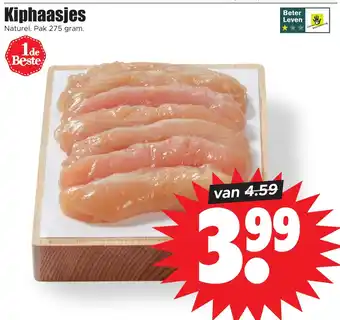 Dirk Kiphaasjes Naturel. Pak 275 gram. aanbieding