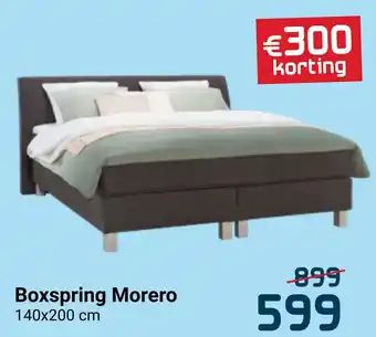 Beddenreus Boxspring Morero aanbieding