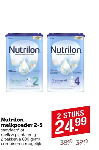 Coop Nutrilon melkpoeder 2-5 aanbieding