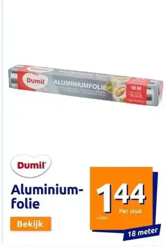 Action Aluminiumfolie aanbieding