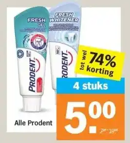 Albert Heijn Alle prodent aanbieding