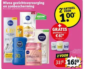 Kruidvat Nivea gezichtsverzorging en zonbescherming aanbieding