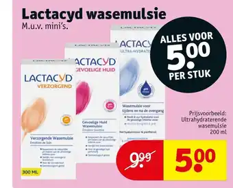 Kruidvat Lactacyd wasemulsie aanbieding