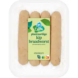 Albert Heijn Ah terra plantaardige kipbraadworst aanbieding