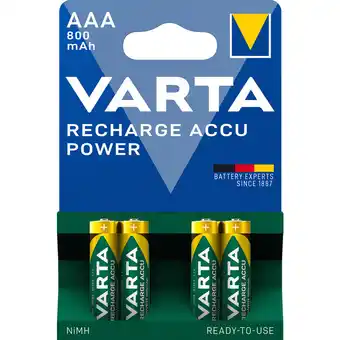 Albert Heijn Varta recharge accu aaa 800 mah aanbieding