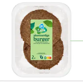 Albert Heijn Ah terra plantaardige burger aanbieding