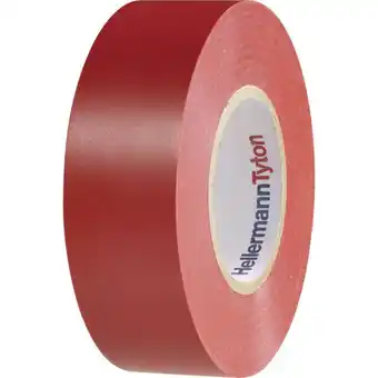 Conrad Hellermanntyton helatape flex 1000+ 710-10604 isolatietape helatape flex 1000+ rood (l x b) 20 m x 19 mm 1 stuk(s) aanbieding