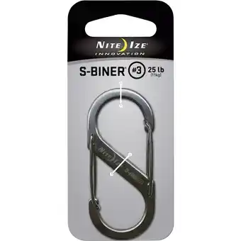 Conrad Nite ize ni-sb3-03-11 karabijn s-biner gr. 3 67 mm x 29 mm 1 stuk(s) aanbieding