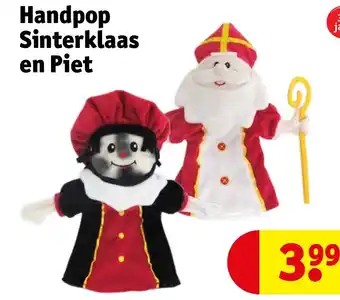 Kruidvat Handpop Sinterklaas en Piet aanbieding