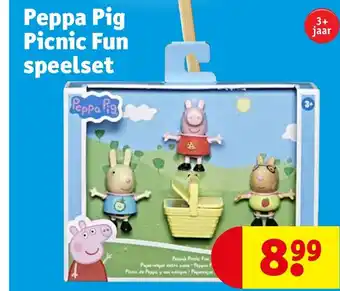 Kruidvat Peppa Pig Picnic Fun speelset aanbieding