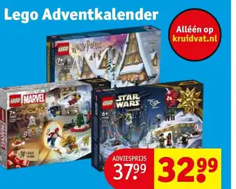 Kruidvat Lego Adventkalender aanbieding