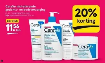 Etos Cerave hydraterende gezichts- en bodyverzorging aanbieding