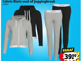 Kruidvat Calvin Klein vest of joggingbroek St/m L aanbieding