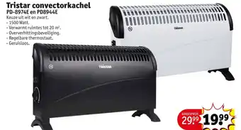 Kruidvat Tristar convectorkachel PD-8974E en PD8944E aanbieding