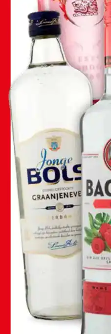 Boni Bols jonge graanjenever of Hoppe vieux literfles aanbieding