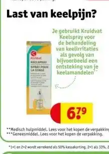 Kruidvat Last van keelpijn? aanbieding