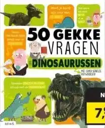 Boekenvoordeel 50 gekke vragen over dinosaurussen aanbieding