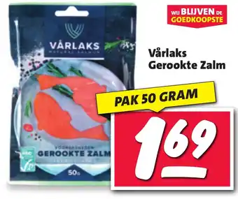 Nettorama Vårlaks Gerookte Zalm 50g aanbieding