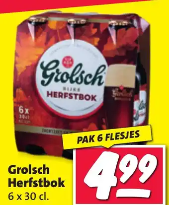 Nettorama Grolsch Herfstbok 6 x 30 cl. aanbieding