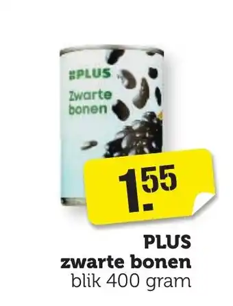 Coop PLUS zwarte bonen 400g aanbieding