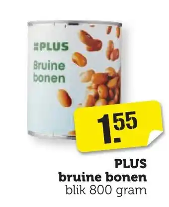 Coop PLUS bruine bonen 800g aanbieding