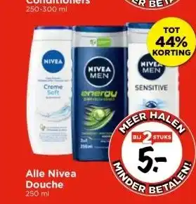 Vomar Voordeelmarkt Alle nivea douche 250 ml aanbieding