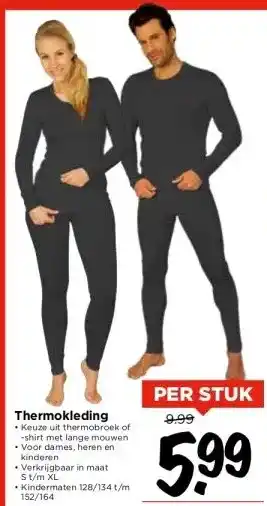 Vomar Voordeelmarkt Thermokleding aanbieding