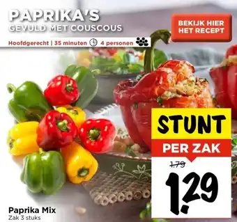 Vomar Voordeelmarkt Paprika mix aanbieding