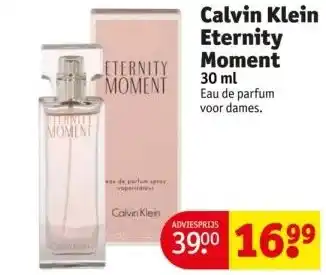 Kruidvat Calvin klein eternity moment aanbieding