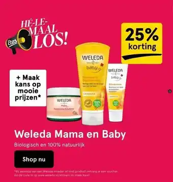 Etos Weleda mama en baby aanbieding