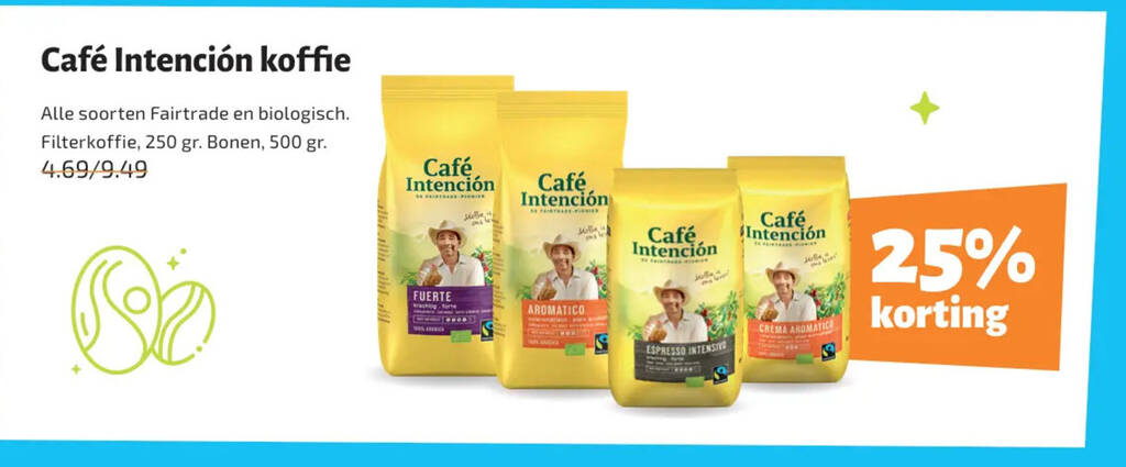 Café Intención koffie aanbieding bij Max Havelaar