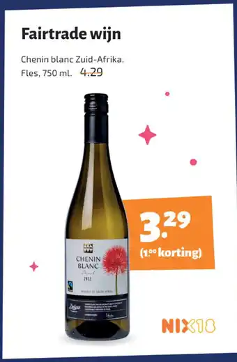 Max Havelaar Fairtrade wijn 750mL aanbieding