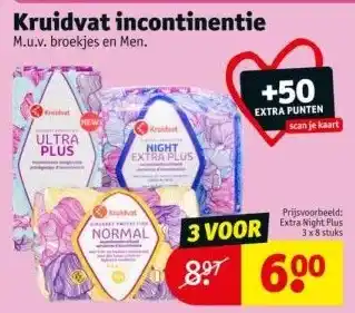 Kruidvat Kruidvat incontinentie aanbieding