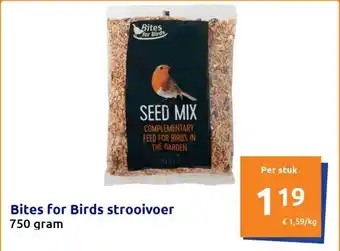 Action Bites for birds strooivoer aanbieding