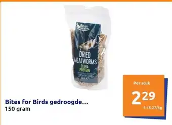 Action Bites for birds gedroogde... aanbieding