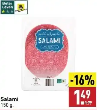 ALDI Salami aanbieding