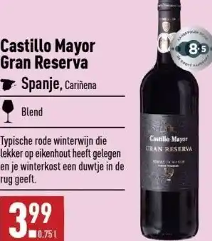 ALDI Castillo mayor gran reserva → spanje, cariñena aanbieding