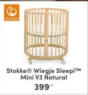 Baby & Tiener Stokke® wiegje sleepi™m mini v3 natural aanbieding