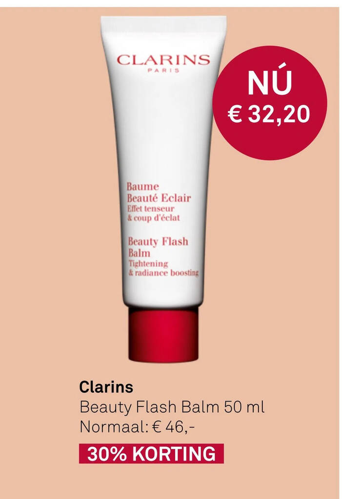 Clarins aanbieding bij Mooi parfumerie