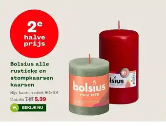 Welkoop Bolsius aanbieding