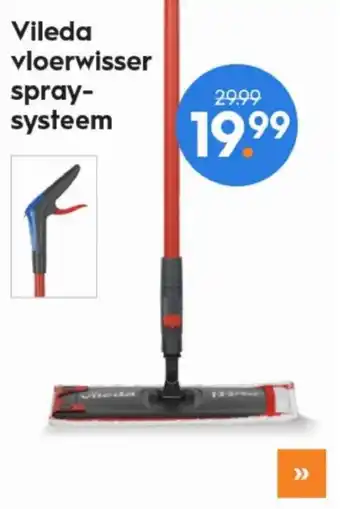 Blokker Vileda vloerwisser spray systeem aanbieding