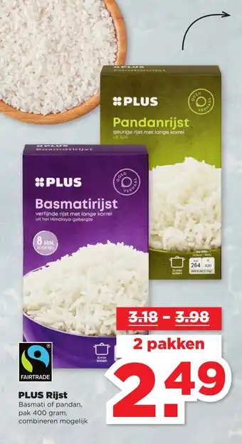 PLUS Rijst aanbieding