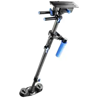 Conrad Walimex pro schwebestativ stabypod carbon 120cm gimbal mechanisch 1/4 inch zwart aanbieding