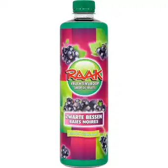 Dekamarkt Raak limonadesiroop zwarte bessen aanbieding