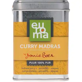 Dekamarkt Euroma curry madras by jonnie boer aanbieding