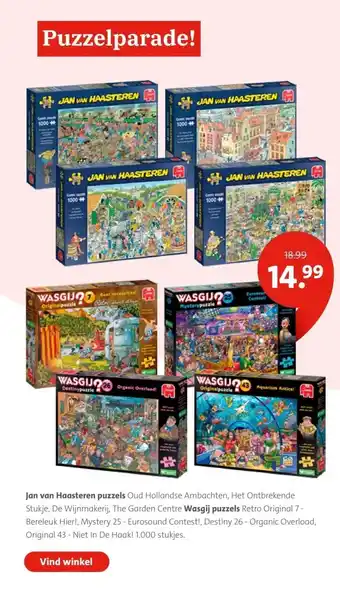 Bruna Jan van haasteren puzzels aanbieding